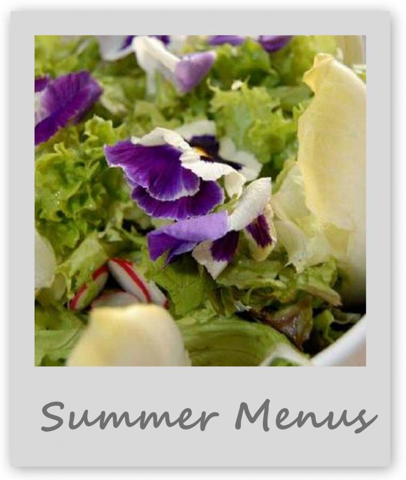 summer menus